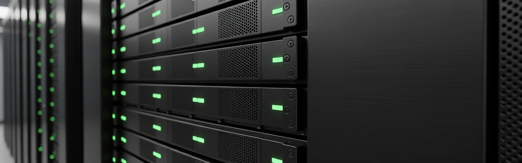 Server infrastructure representing data processing